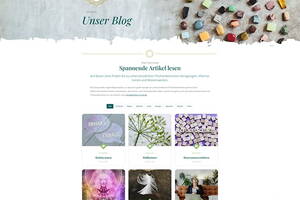 Vorschau des Blogsystems der Website von Spirit Circle.