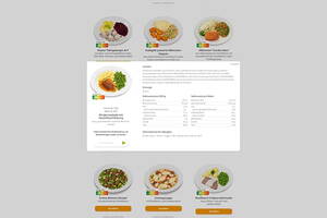 Vorschau der Website von Essenzmenü.