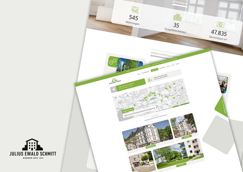 Teaserbild der Website von JES-Wohnen.